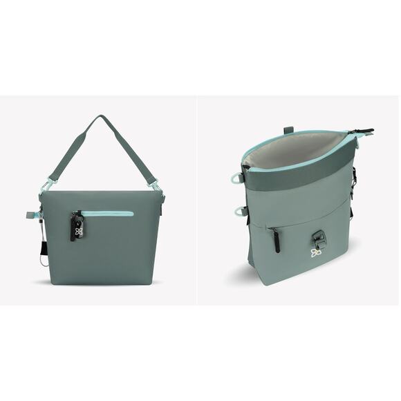 Sherpani x REI Dispatch Anti-Theft Convertible Backpack Crossbody Tote Sage - Picture 11 of 11